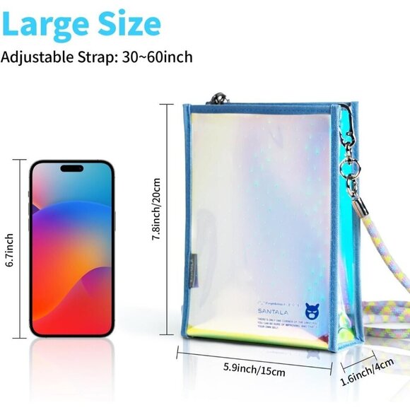 Women Small Crossbody Bags Cell Phone Bag Wallet Purses Adjustable Strap - Picture 2 of 8